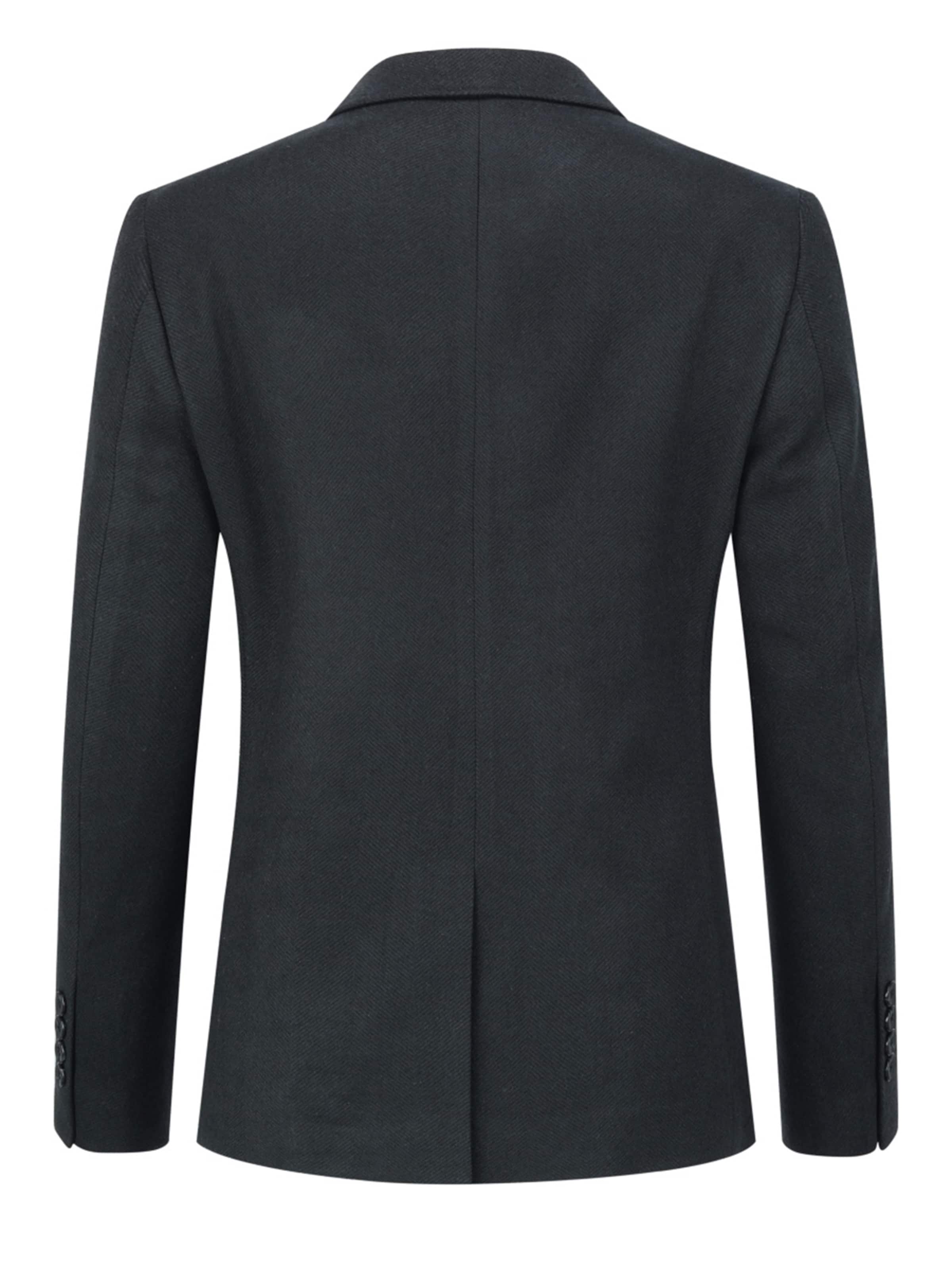 Youthup Slim Fit Sakko‌‌‌‌‌‌‌‌ in Schwarz