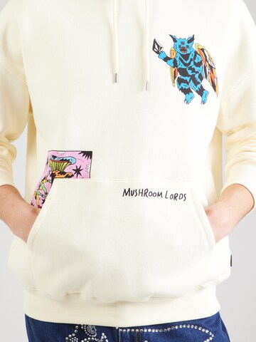 Volcom Sweatshirt 'BOB MOLLEMA' in Beige