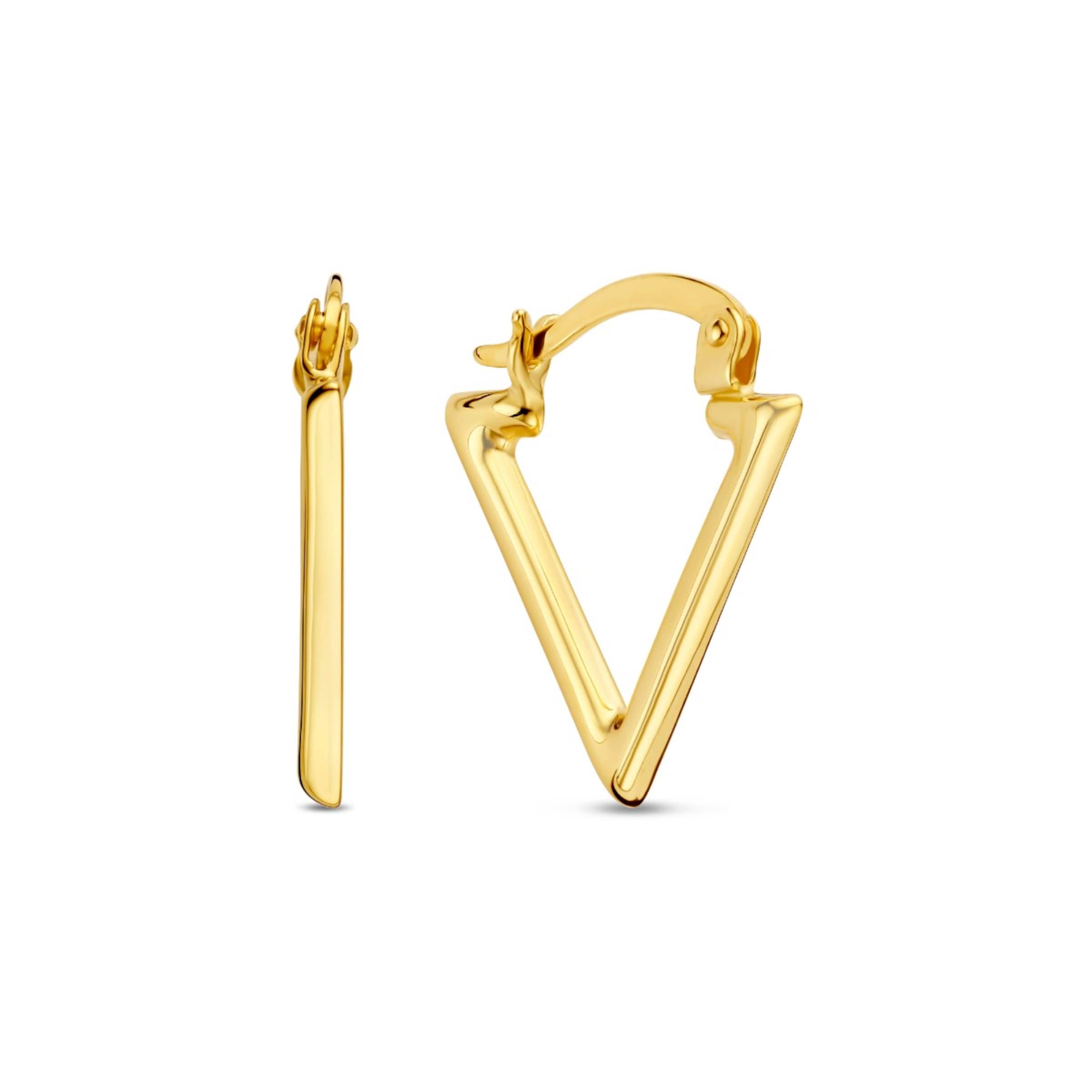 Beloro Jewels Ohrringe in Gold: Vorderseite