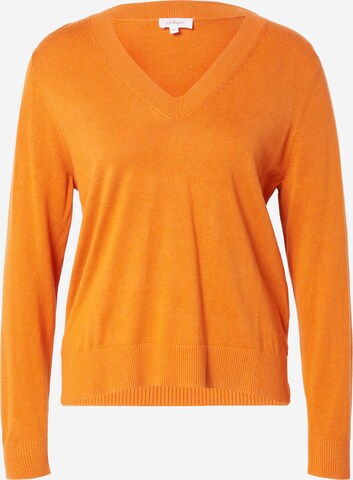 s.Oliver Pullover in Orange: predná strana