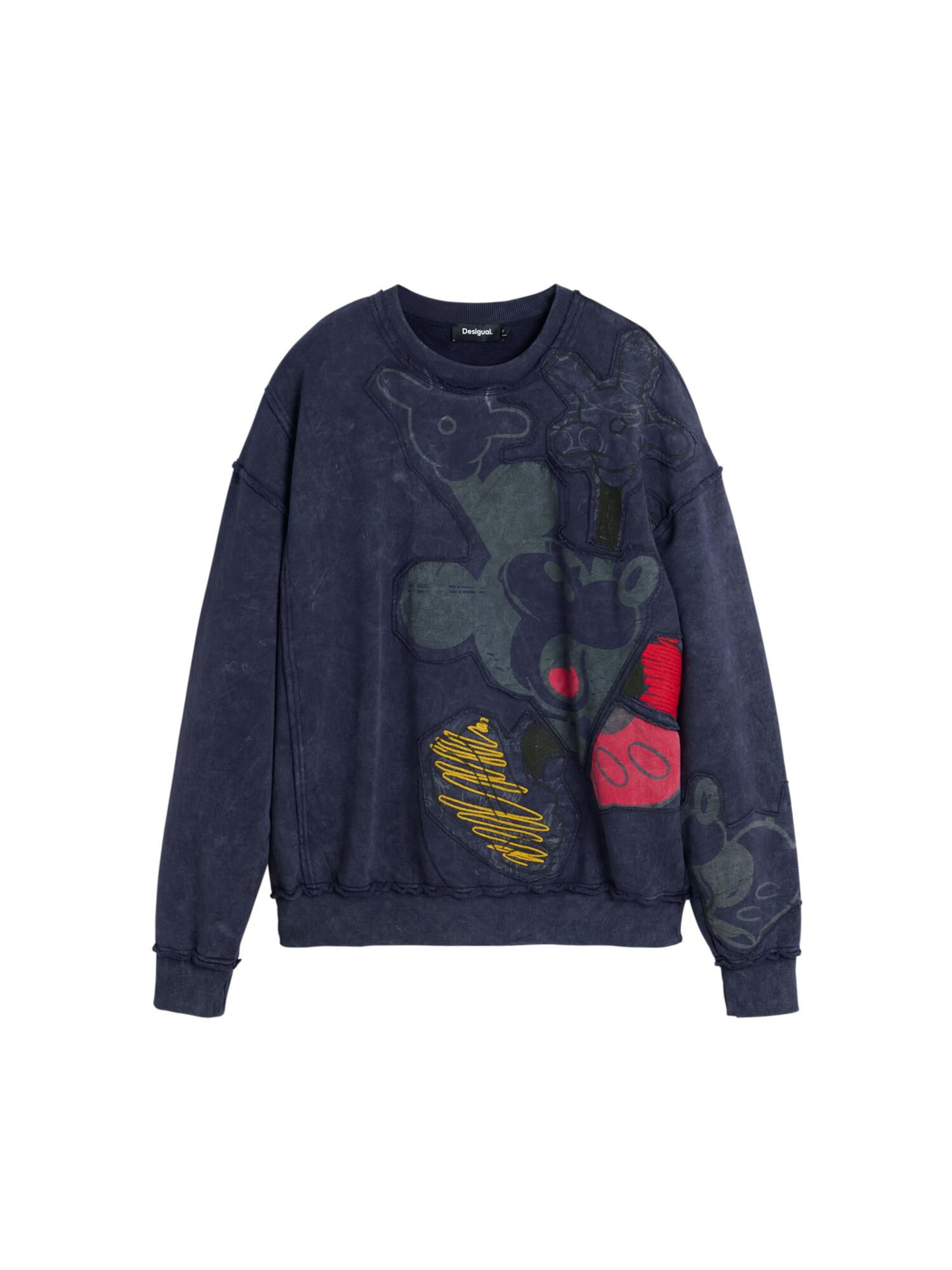 Desigual - Sweatshirt 'Mickey Mouse' em azul: frente