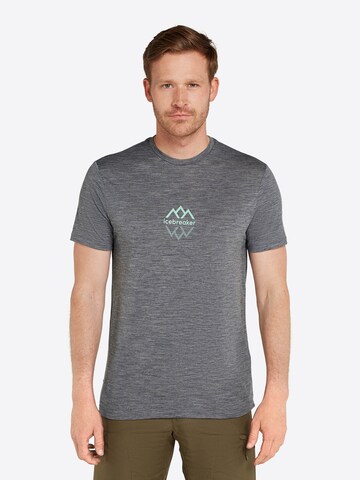 ICEBREAKER - Camiseta funcional 'Mer 150 Tech Lite III' en gris: frente