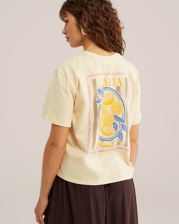 WE Fashion - Camisa em amarelo: frente