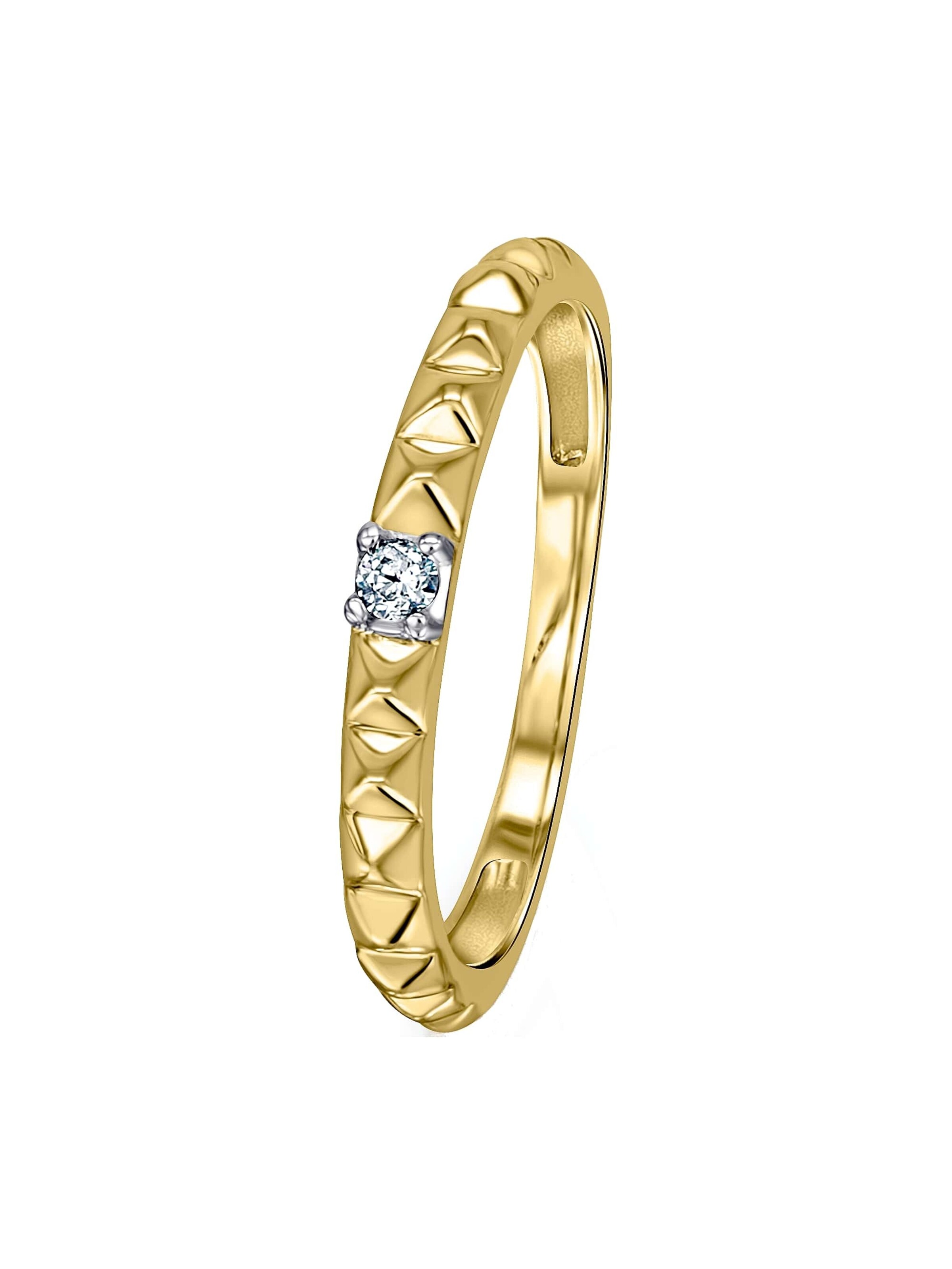 ONE ELEMENT Ring in Gold: Vorderseite