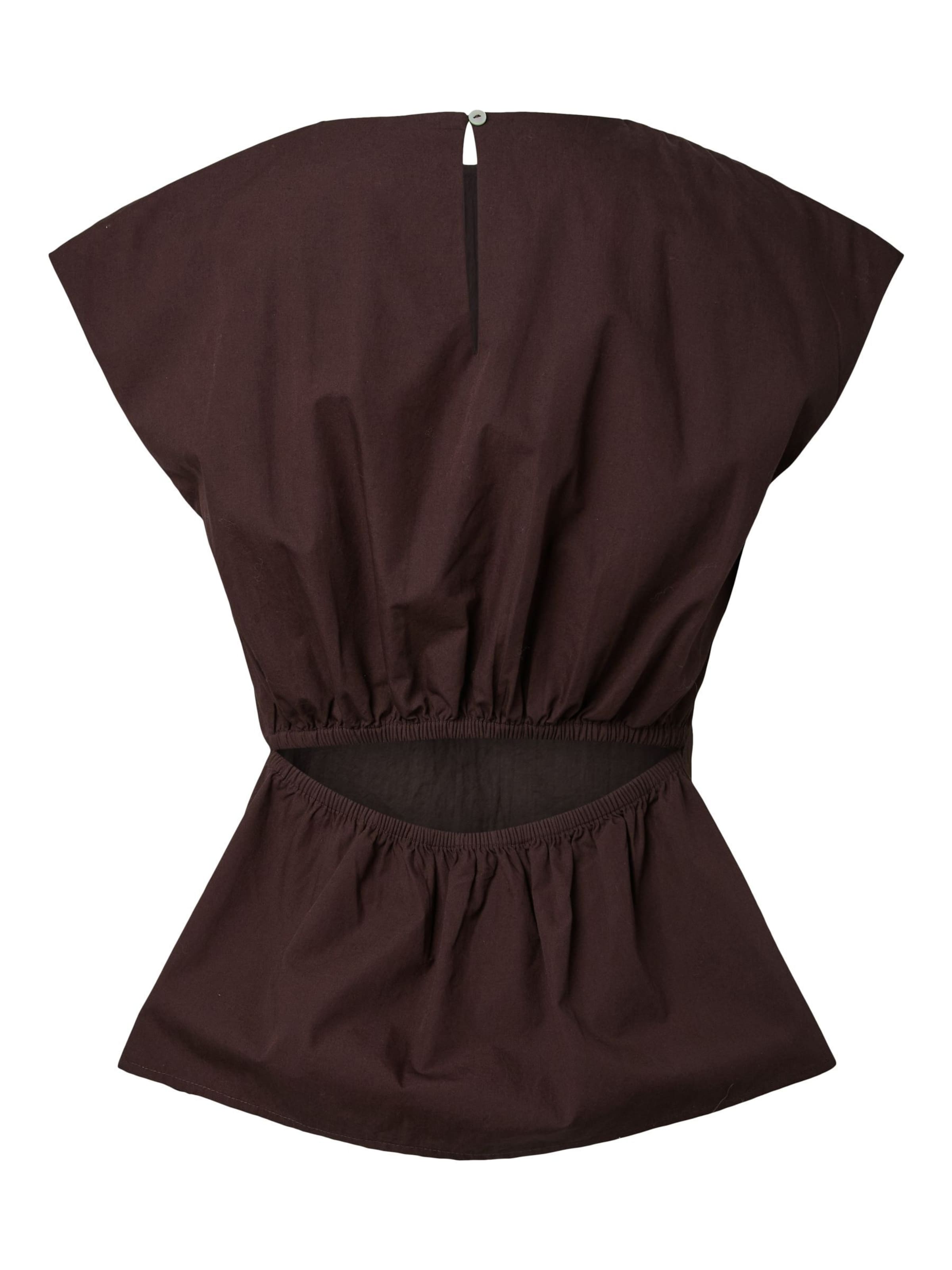 Top di YAS in marrone