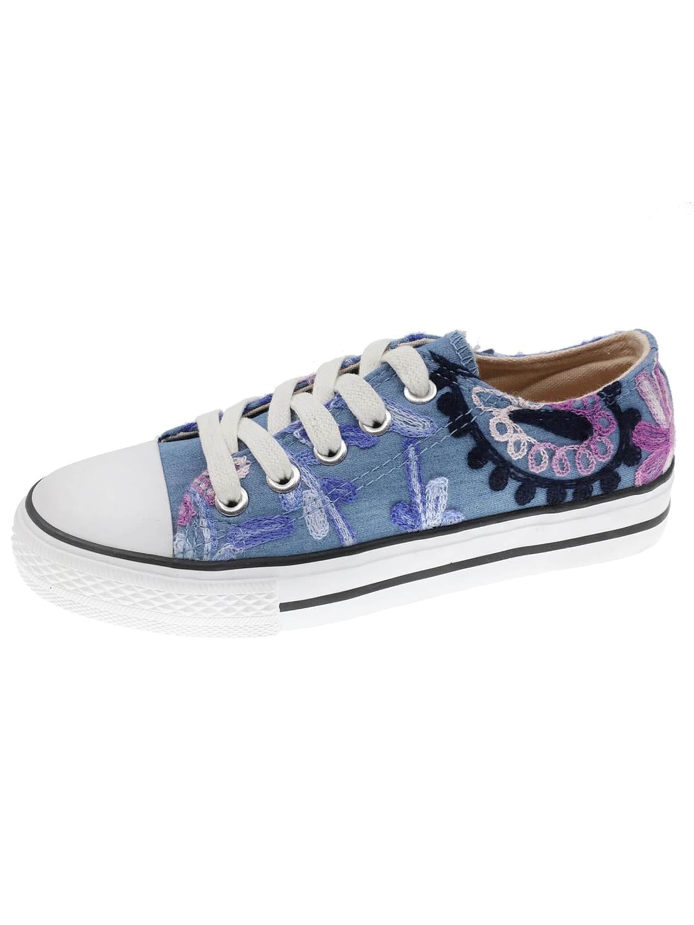 Baskets Beppi en bleu : devant