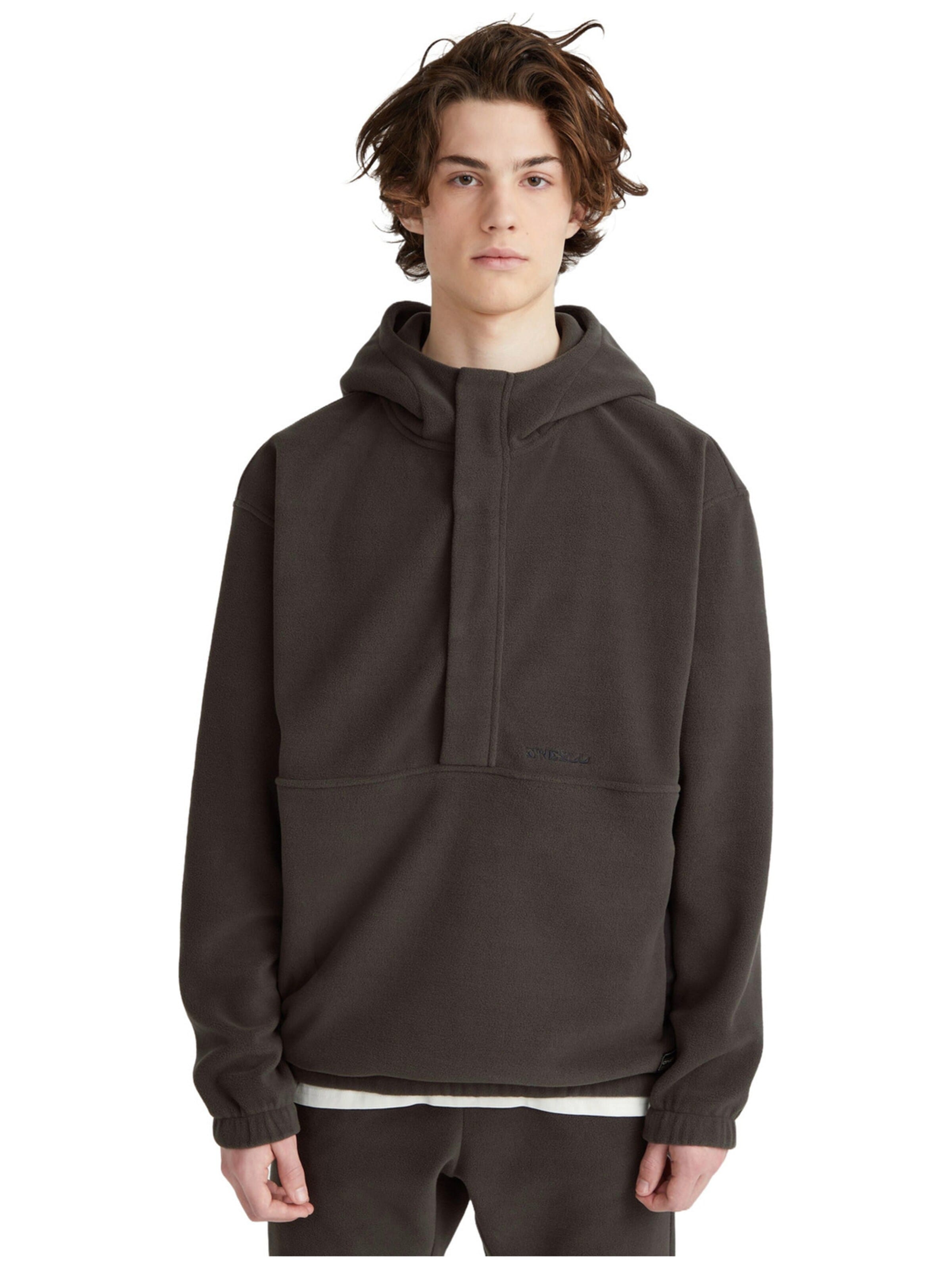 O'NEILL - Sudadera con cremallera 'O'Neill Hz Hoodie Fleece' en negro: frente