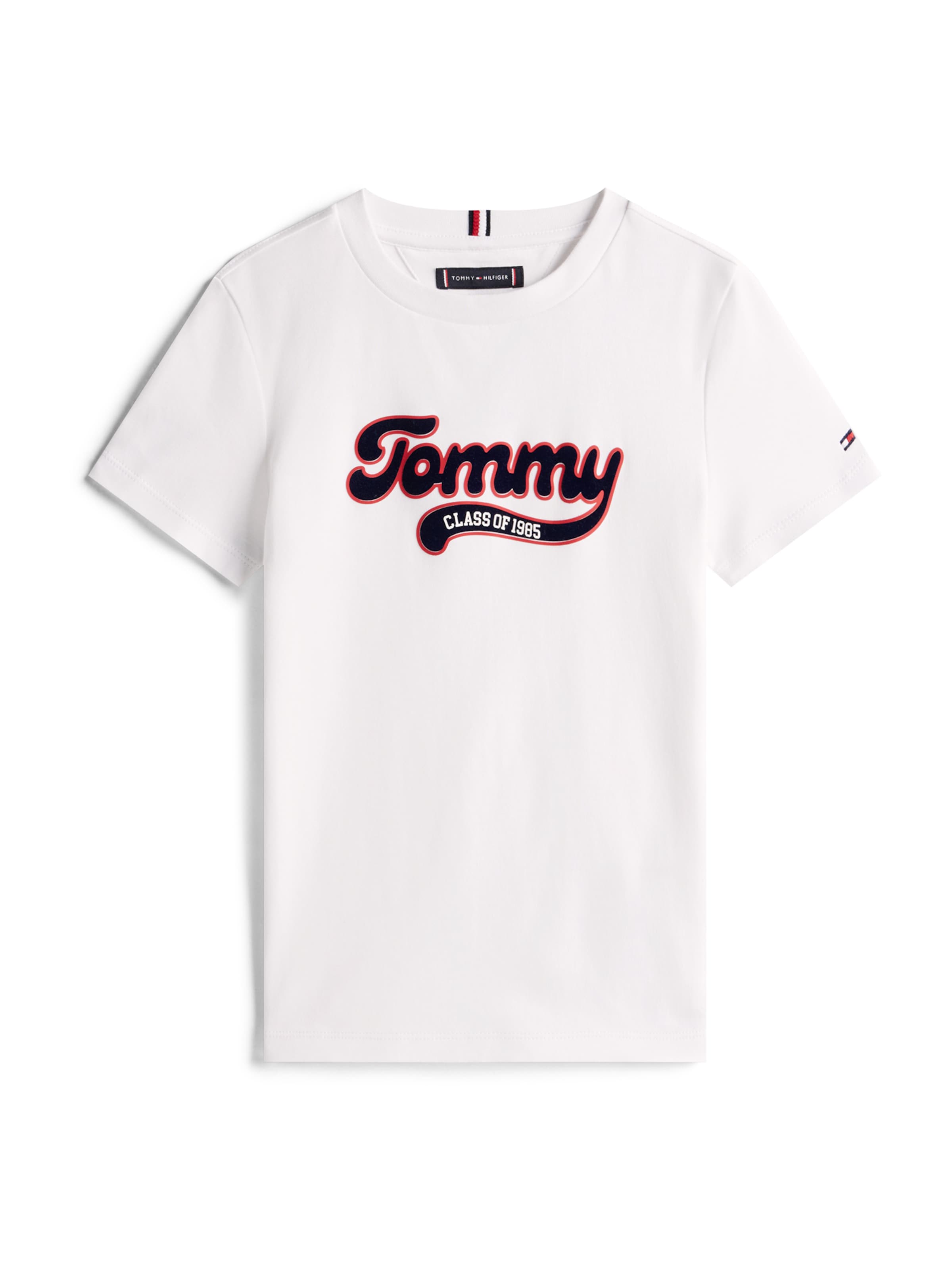 TOMMY HILFIGER Shirts 'VARSITY' i hvid: forside