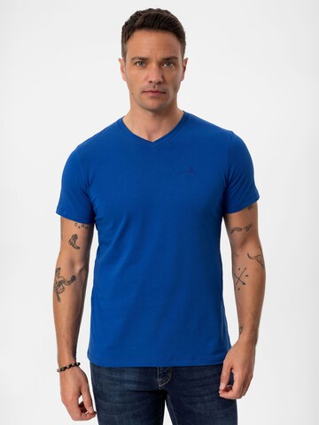 Daniel Hills - Camiseta en azul: frente