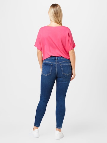 ONLY Carmakoma Skinny Jeans 'ANNA' i blå