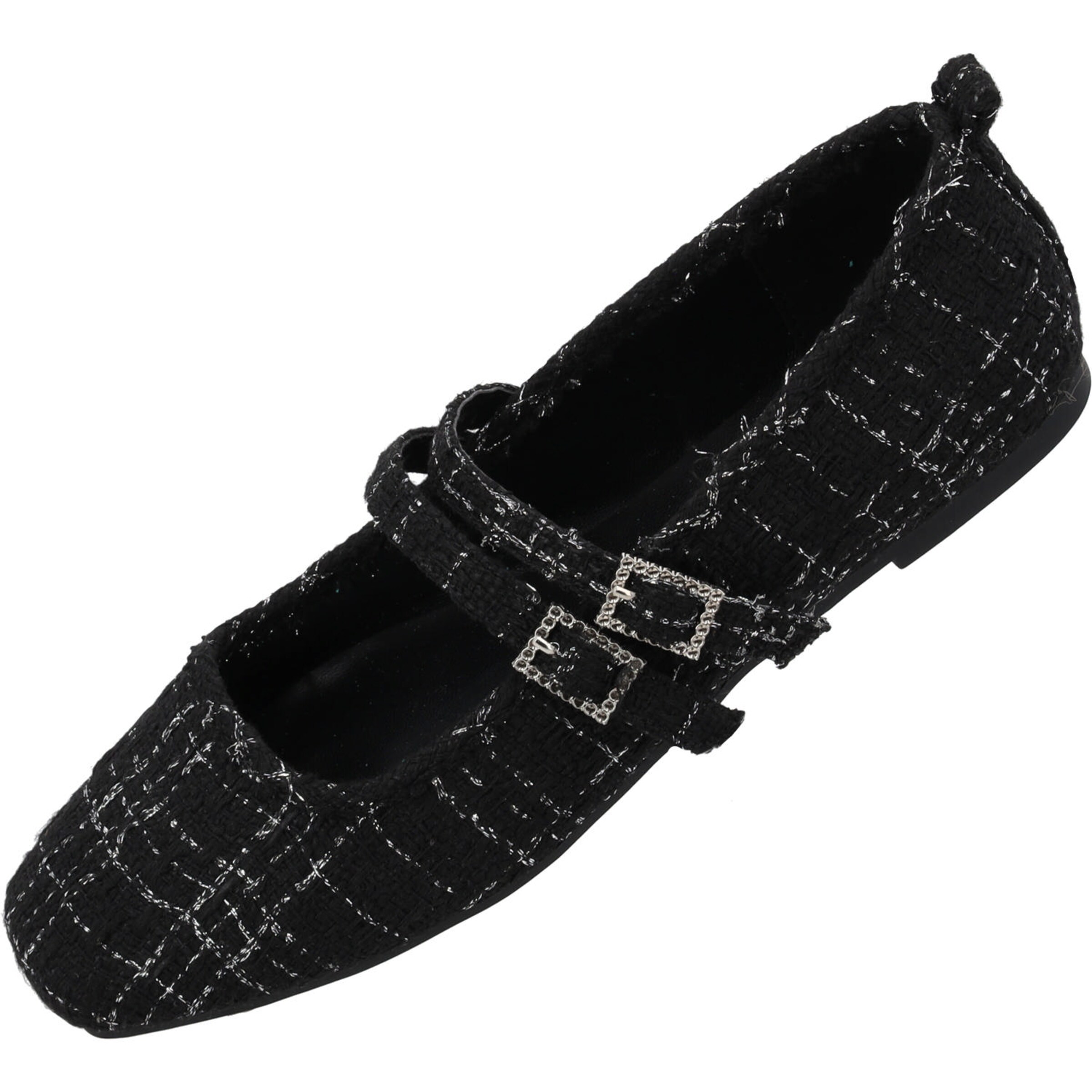 Palado by Sila Sahin Strap ballerina in Black: front