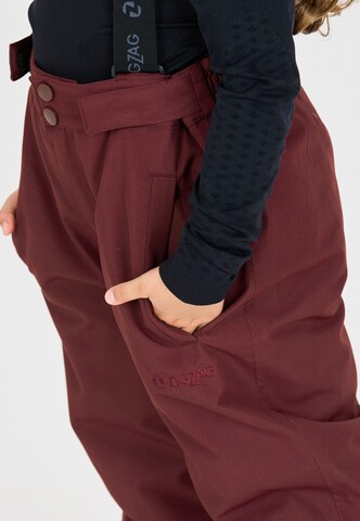 ZigZag Regular Sporthose 'Soho' in Rot