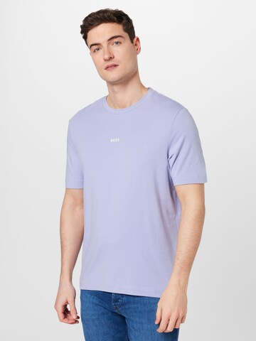 BOSS Orange T-Shirt 'Chup' in Lila: predná strana