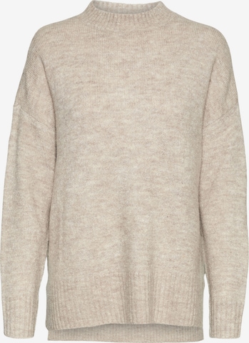 VERO MODA Sweater 'VMLefile' in Beige: front