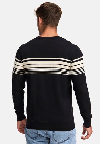 INDICODE JEANS Trui 'League' in Zwart