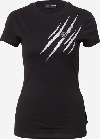 T-shirt Plein Sport en noir : devant