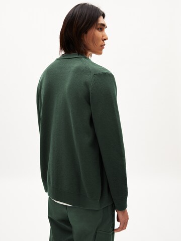 ARMEDANGELS Knit Cardigan ' AAGADI COMPACT ' in Green