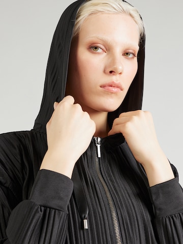 ONLY PLAY Athletic Zip-Up Hoodie 'MIREN' in Black