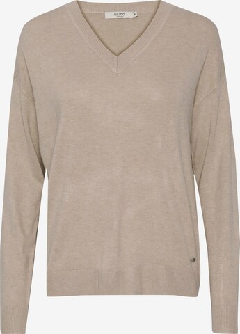 Oxmo Pullover in Beige: predná strana