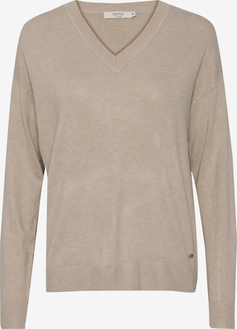 Oxmo Sweater in Beige: front