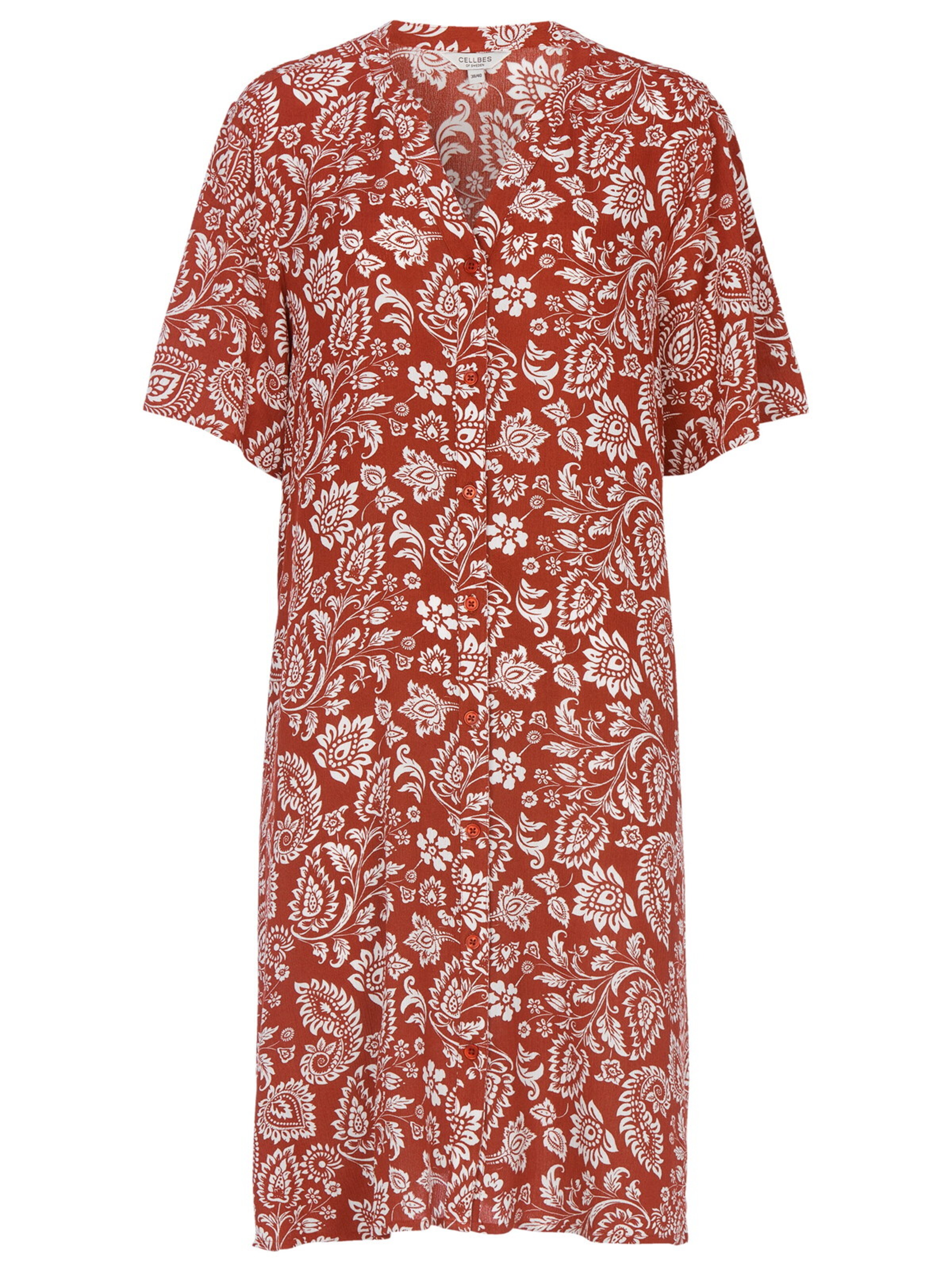 Cellbes of Sweden Robe en 34-36 en rouge rouille, Vue avec produit