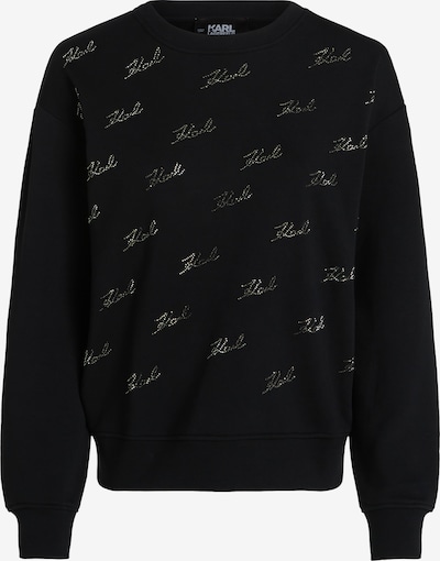 Karl Lagerfeld Sweatshirt i svart / sølv, Produktvisning
