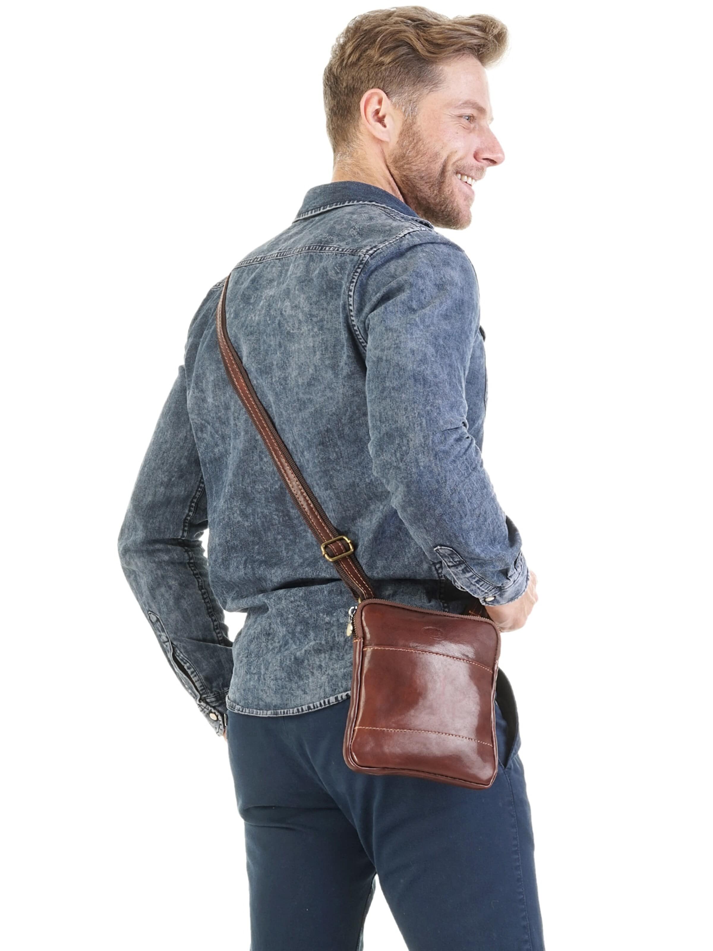 Sac à bandoulière piké en marron