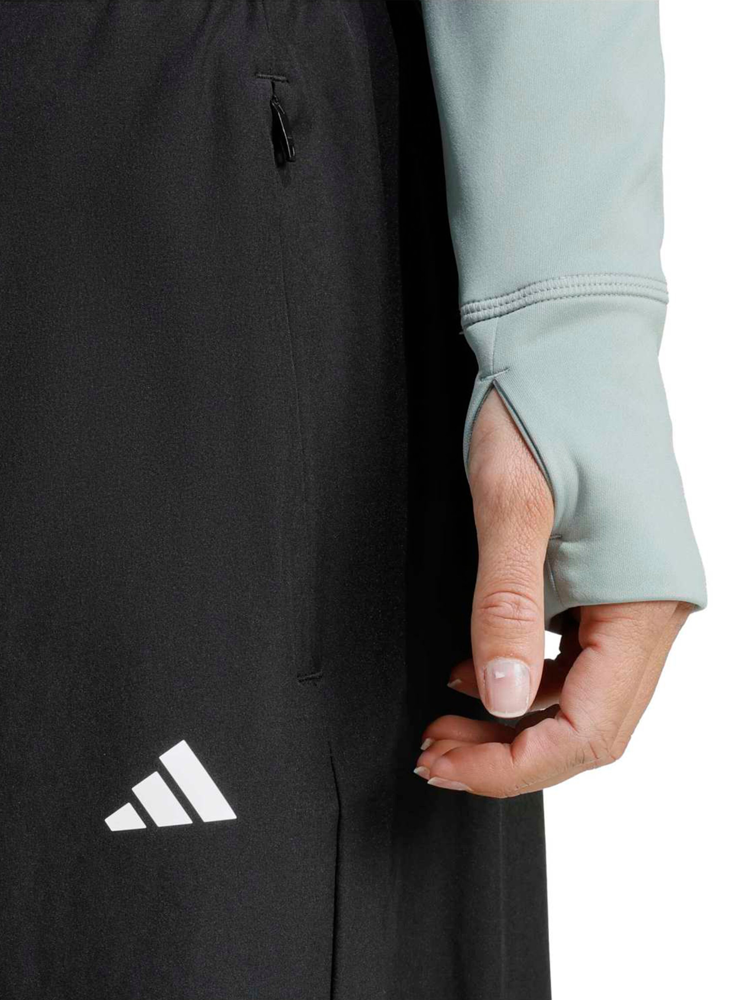 ADIDAS PERFORMANCE Αθλητική ζακέτα φούτερ 'Opt Ess' σε πράσινο