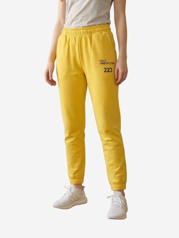My fashion - Tapered Calças de desporto em amarelo: frente