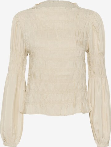 Cream Bluse 'Henva' i beige: forside