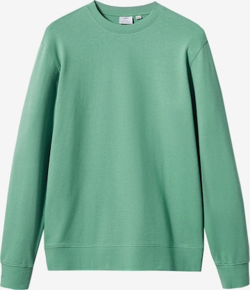 MANGO MAN Sweatshirt 'Nole' in Green: front