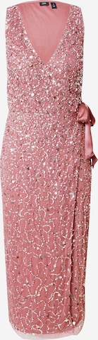 Robe de cocktail River Island en rose : devant