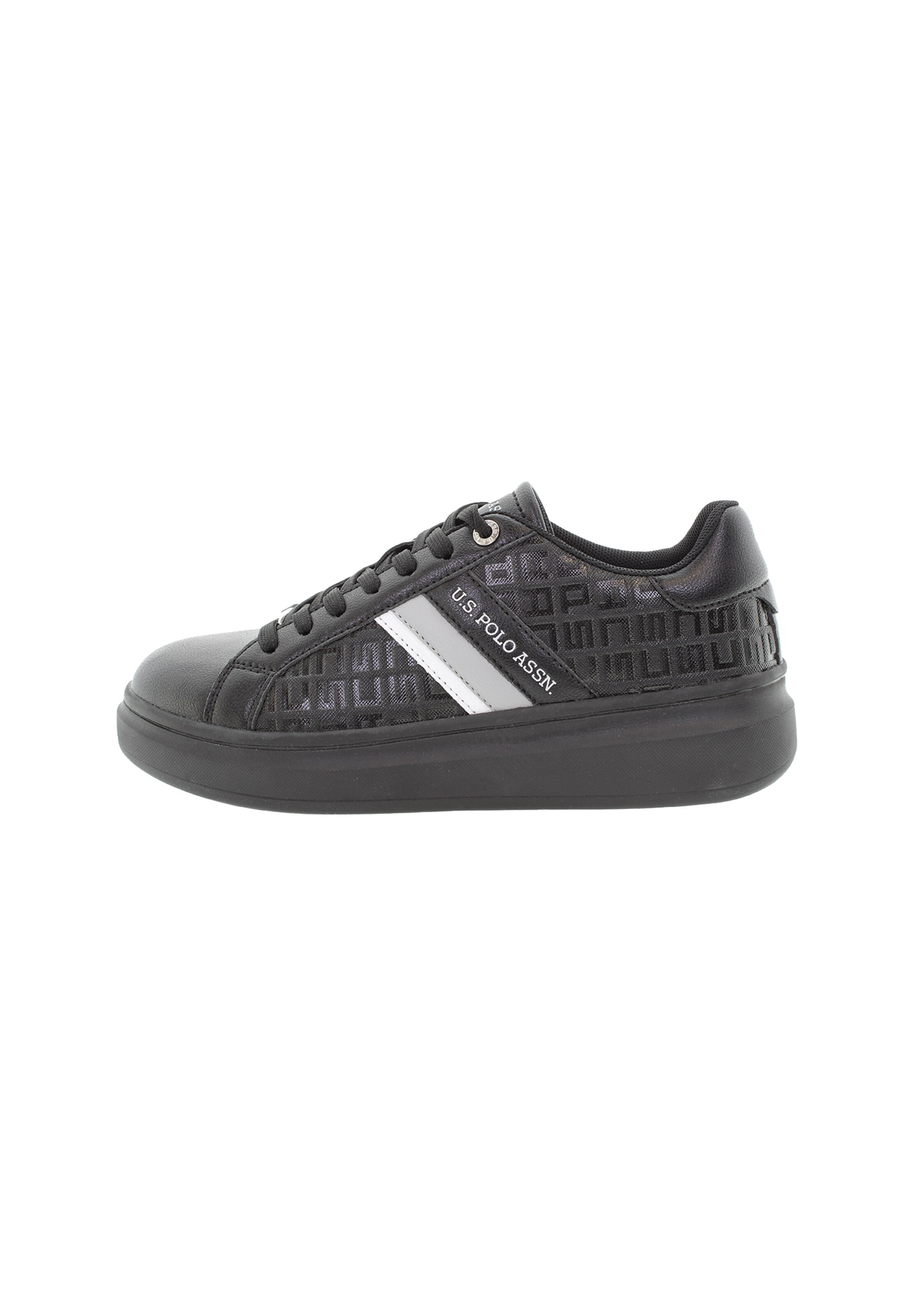 Sneaker bassa di U.S. POLO ASSN. in nero: frontale