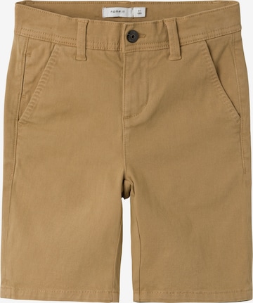 NAME IT Trousers 'SILAS' in Brown: front