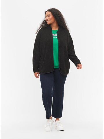 Zizzi Between-Season Jacket 'Edebra' in Black