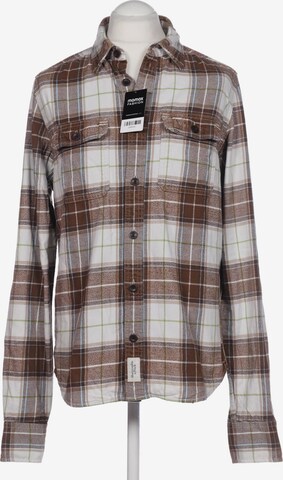 Abercrombie & Fitch Hemd L in Braun: Vorderseite