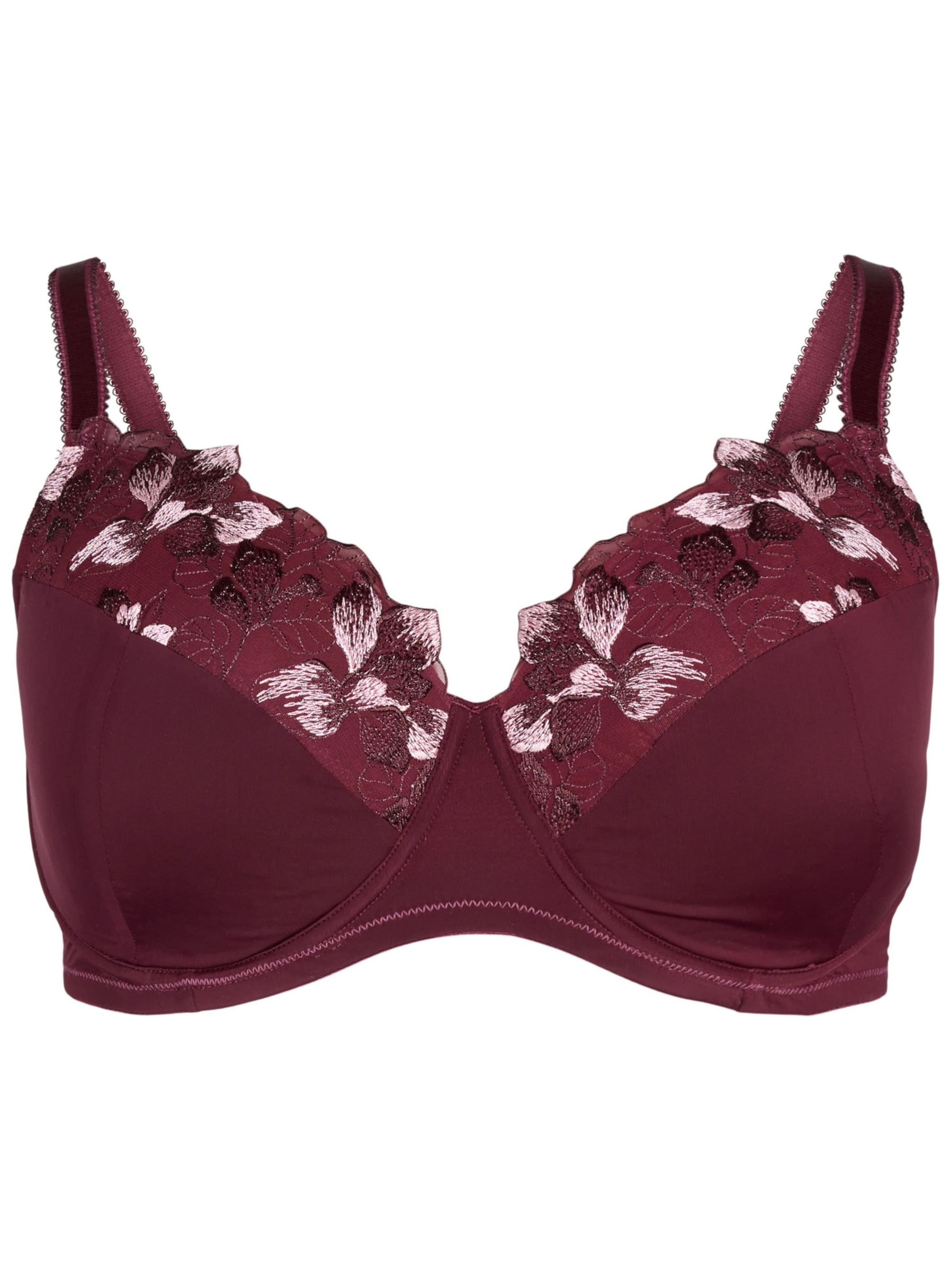 Minimiseur Soutien-gorge 'Ldita' Devoted by Zizzi en rouge : devant
