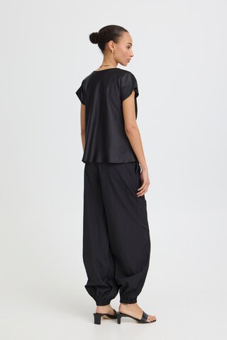 Chemisier 'IKRAM ' b.young en noir