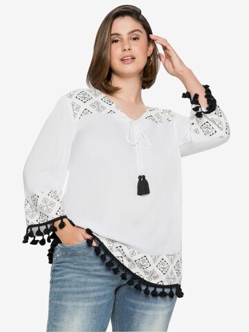 sheego by Joe Browns Tunic in White: front