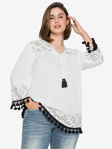 sheego by Joe Browns Tunic in White: front