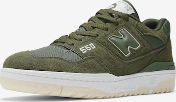 Baskets basses '550' new balance en vert : devant