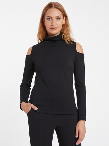 Ana Alcazar Top 'Senara' in Schwarz: Vorderseite