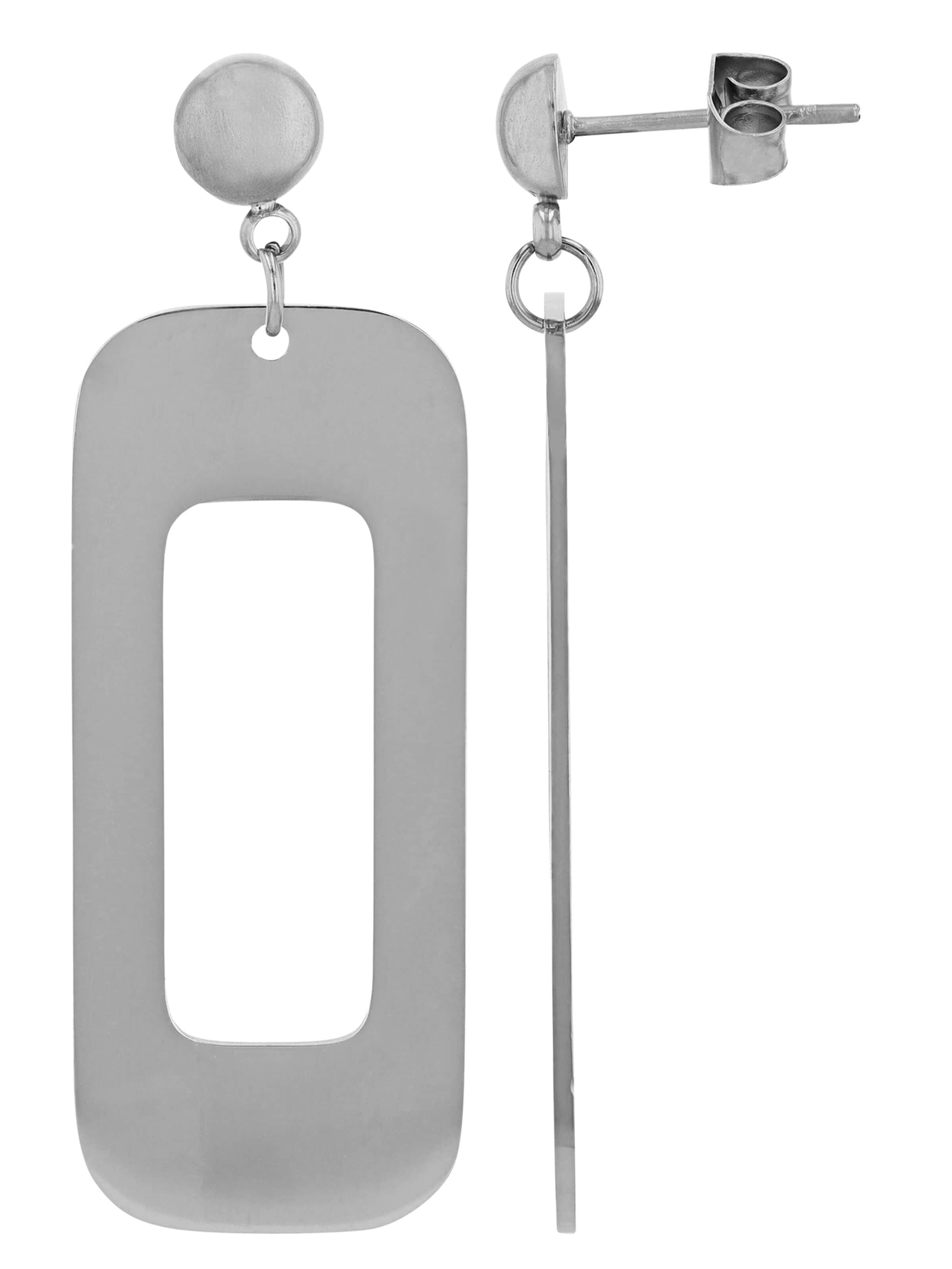 Akzent Earrings 'wasserfest' in Silver