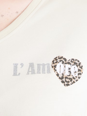 ONLY Carmakoma Shirt 'CARBEA' in Beige