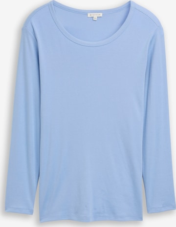 Tom Tailor Women + Shirt in Blau: Vorderseite
