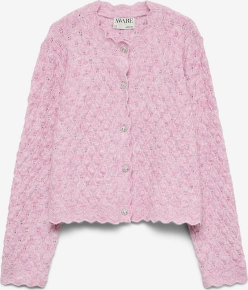 VERO MODA - Cárdigan 'PURDIE' en rosa: frente
