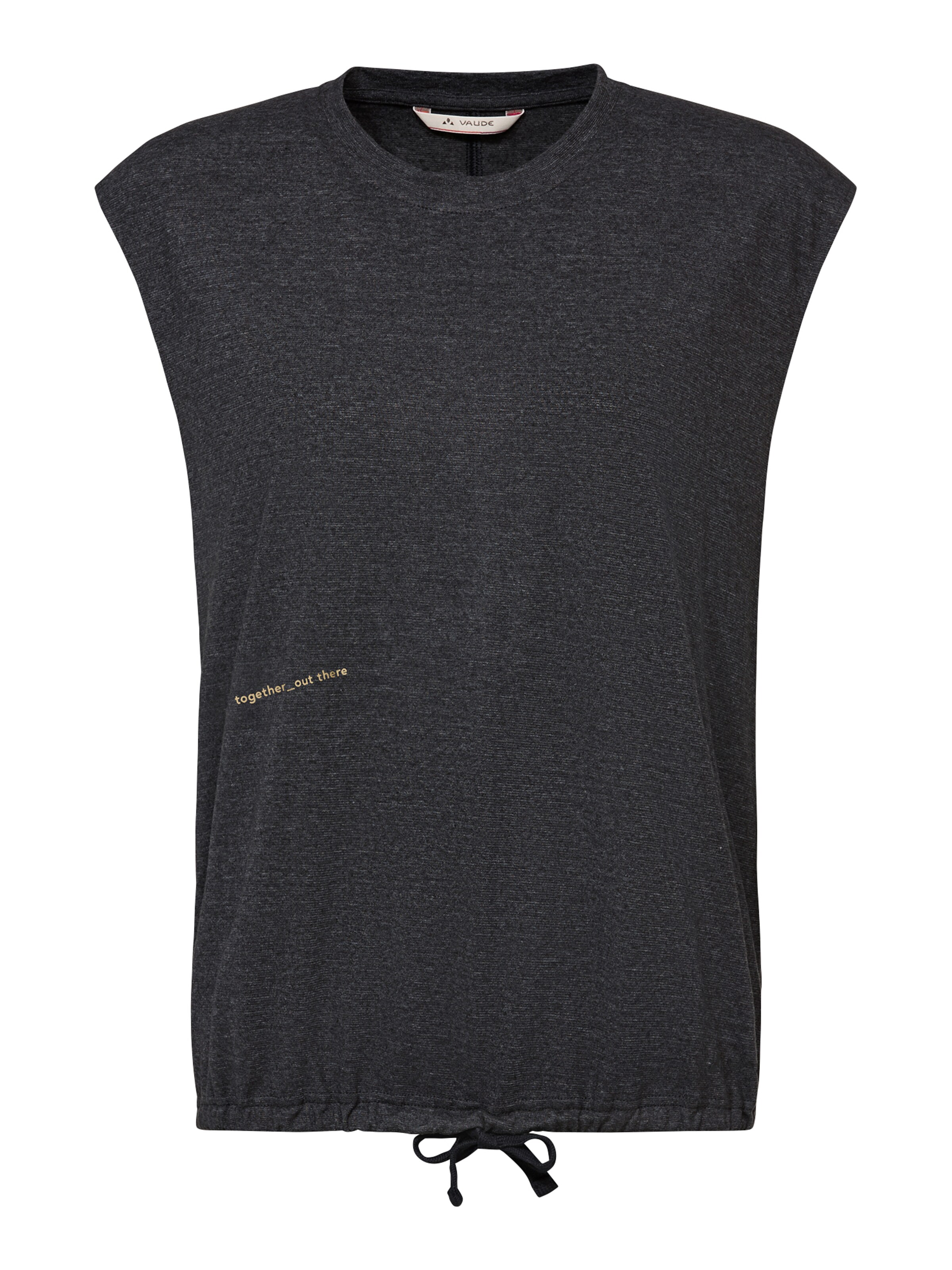 VAUDE Performance shirt 'Redmont ' in Black: front