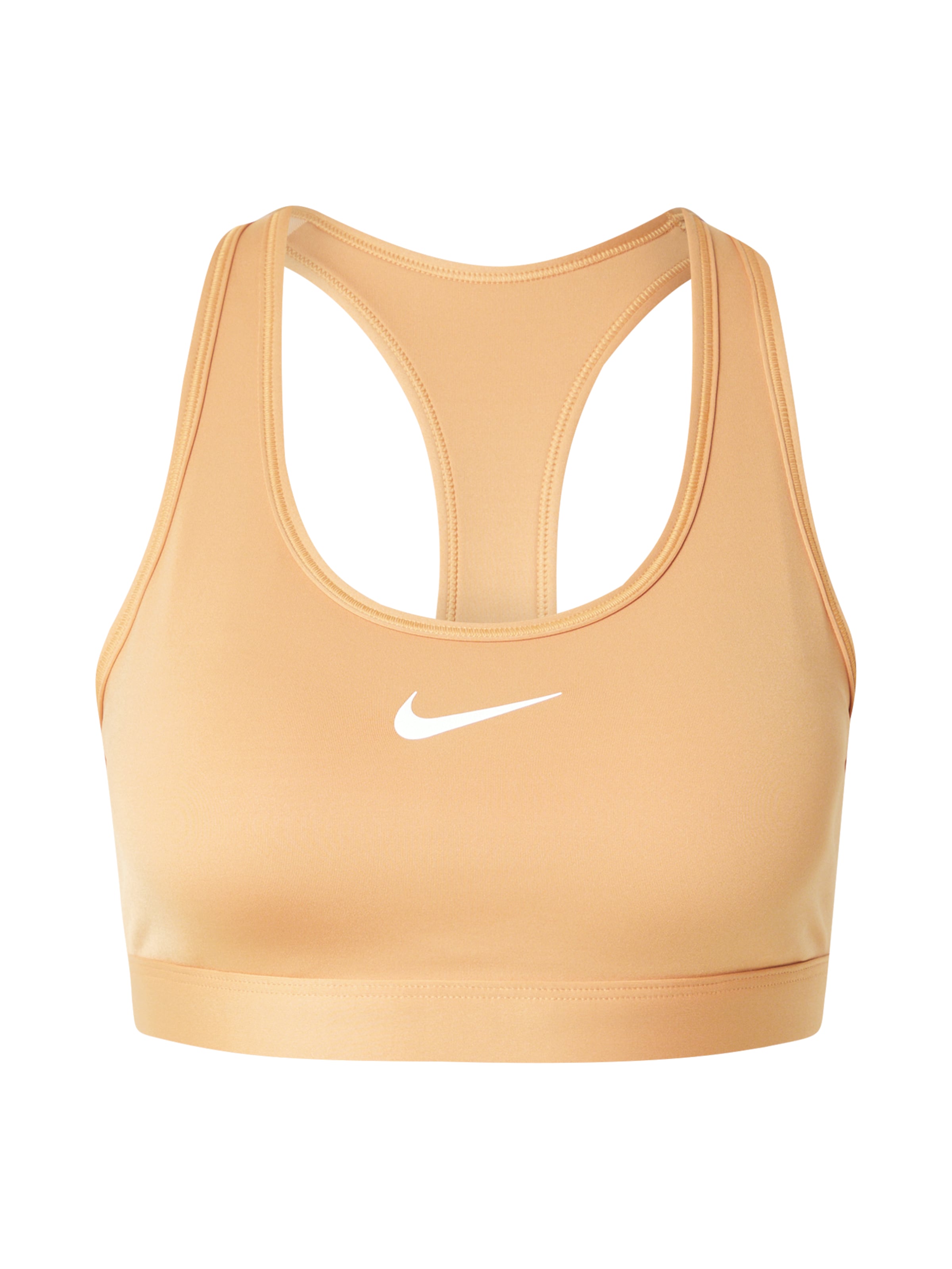 oranžinė NIKE Sportinė liemenėlė 'Swoosh': priekis