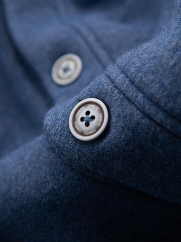 Ombre Sweatvest 'OM-SSZP-0186' in Blauw