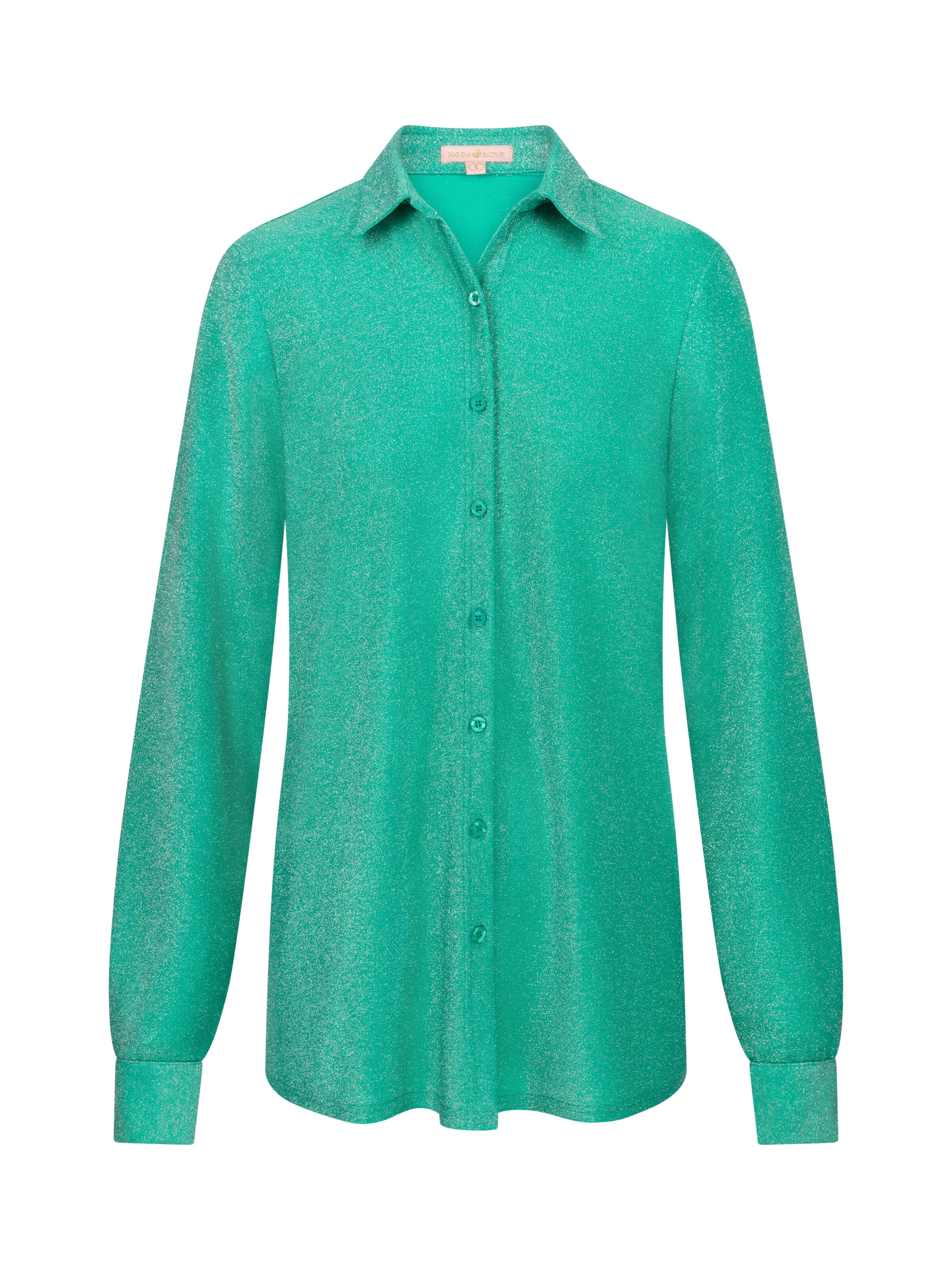 Moda Minx Bluse 'Lumiere' in Grün: Vorderseite